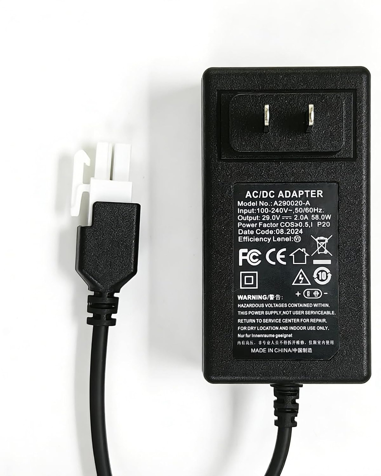 Standing Desk Power Cord 29V 2A Replacement Cable for Electric Adjustable Desks
