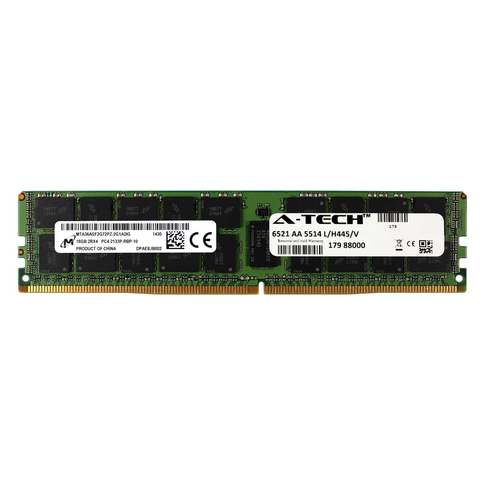 PC4-17000 Micron 16GB Module HP Cloudline CL2100 CL2200 G3 1211R Memory RAM
