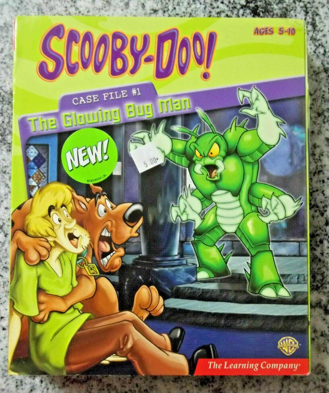 Scooby-Doo Glowing Bug Man, CD-ROM, Windows 95/98/XP/2000, 2002, sealed big box