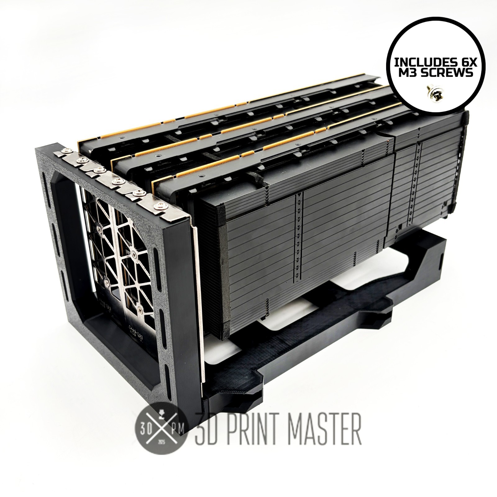 GPU Riser Stand (Mini) - Test Bench & Crypto Mining | 3D Print Master LLC