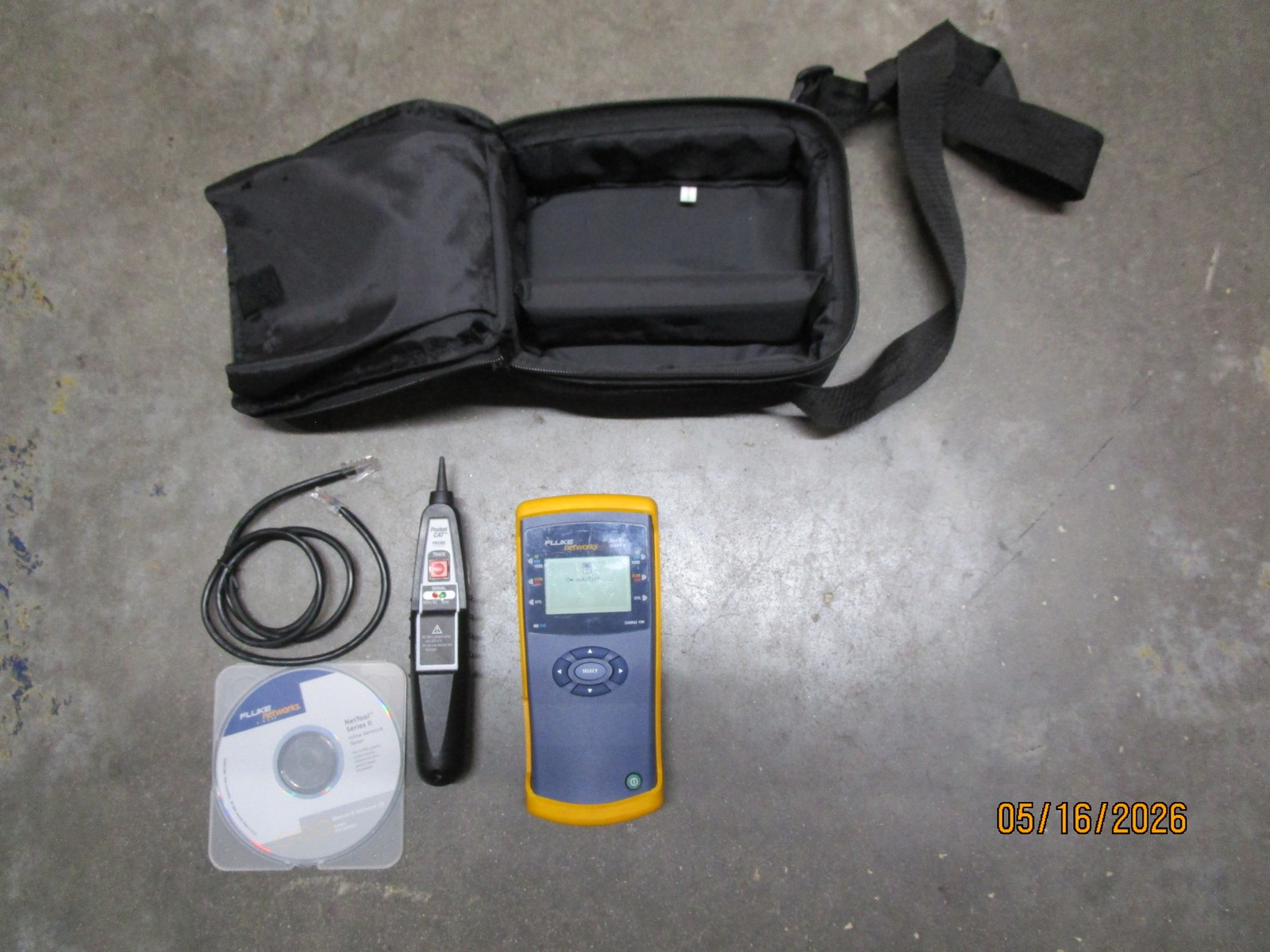 Fluke Networks Net Tool Series II & Pocket Cat with Case