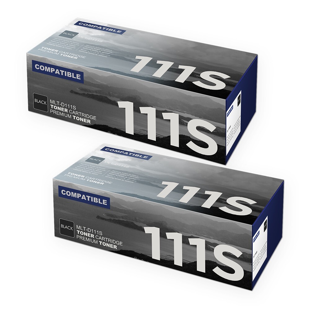 2x Toner Cartridge Compatible For Samsung MLT-D111S Xpress M2070FW M2020W M2026W