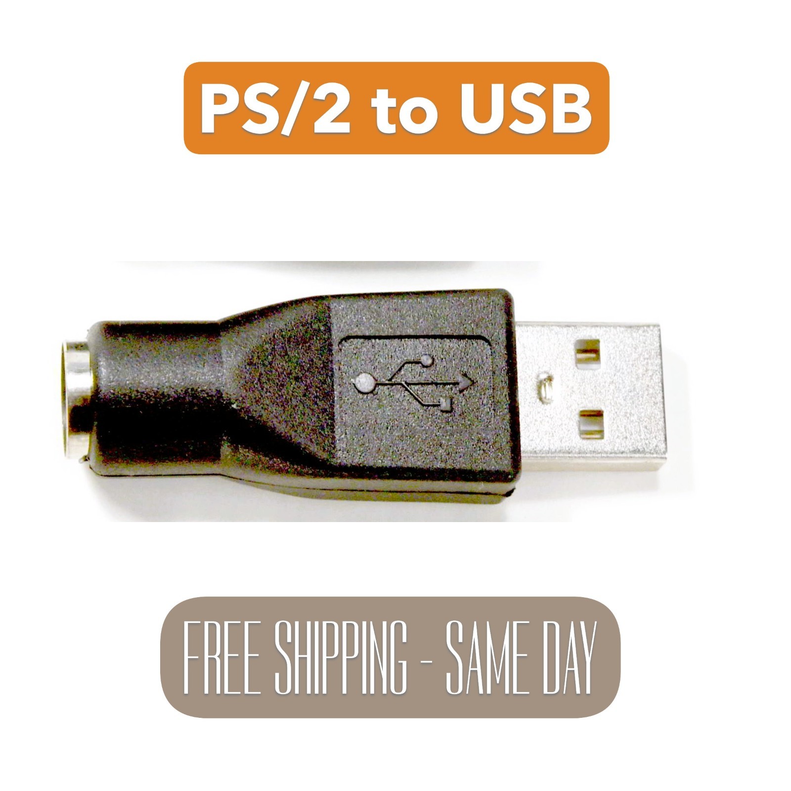 PS/2 to USB2.0 Adapter Converter Keyboard Mouse PS2 Female USB Male