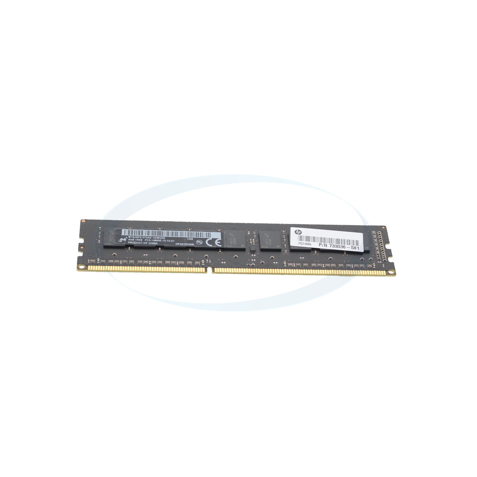 HP 733036-581 4GB 1RX8 PC3 14900E Memory Module