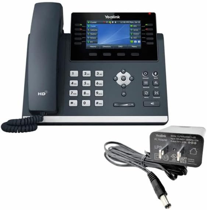 Yealink T46U IP Phone - Power Adapters Included - 1 Year Manufacturer Warranty -