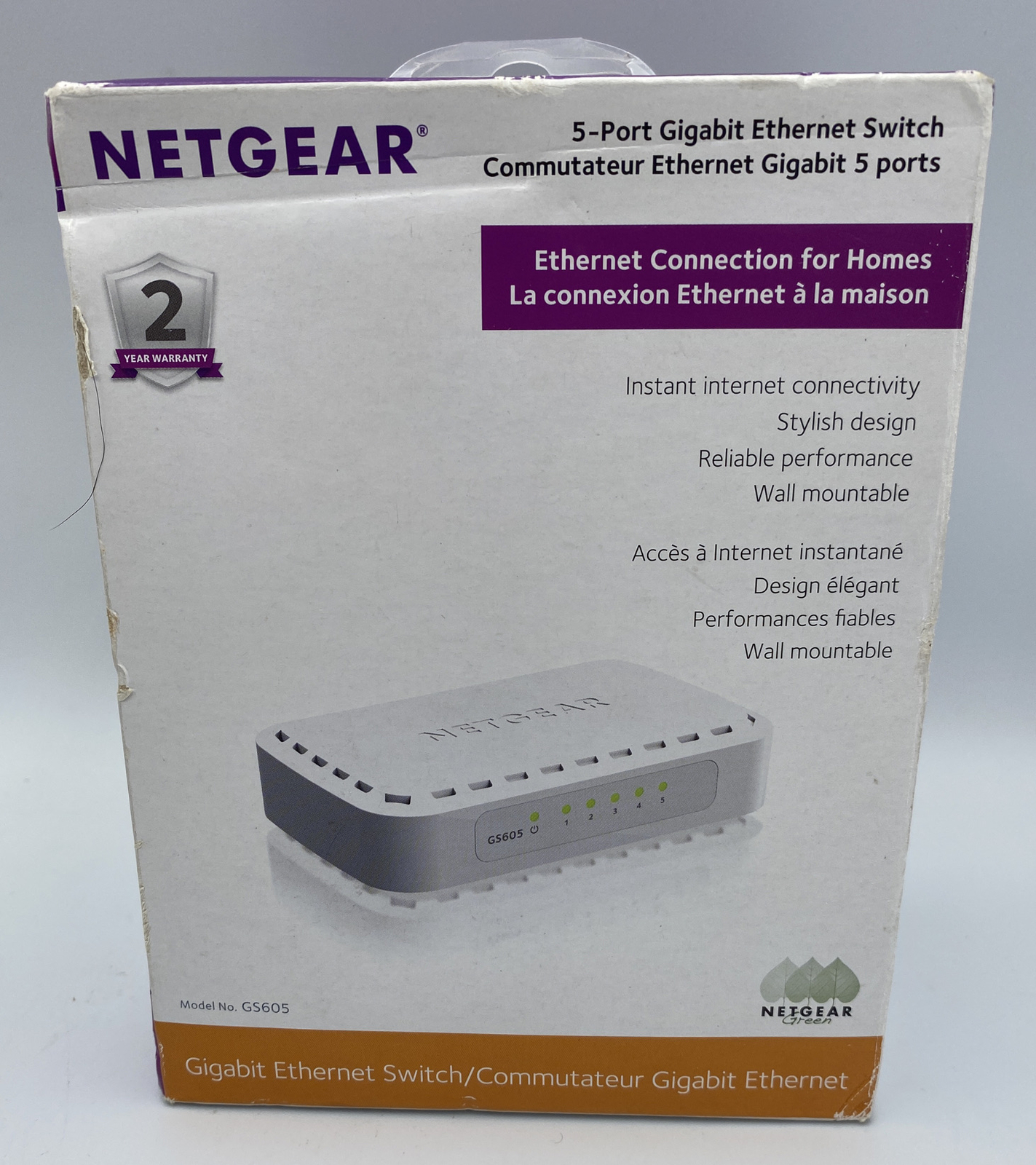 Netgear Business 5-Port Gigabit Ethernet Unmanaged Switch Open Box