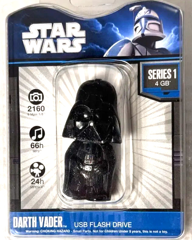 Star Wars Darth Vader USB Flash Drive 2GB Series 1 Tyme Machines