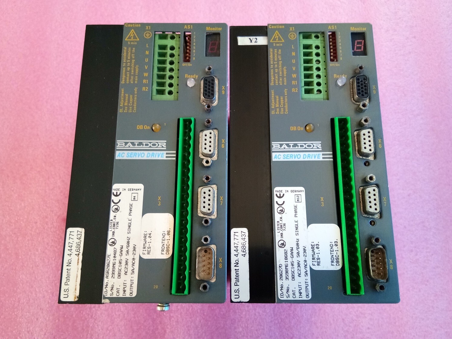 1PC USED BALDOR  DBSC105-GAAW Via DHL or FedEX