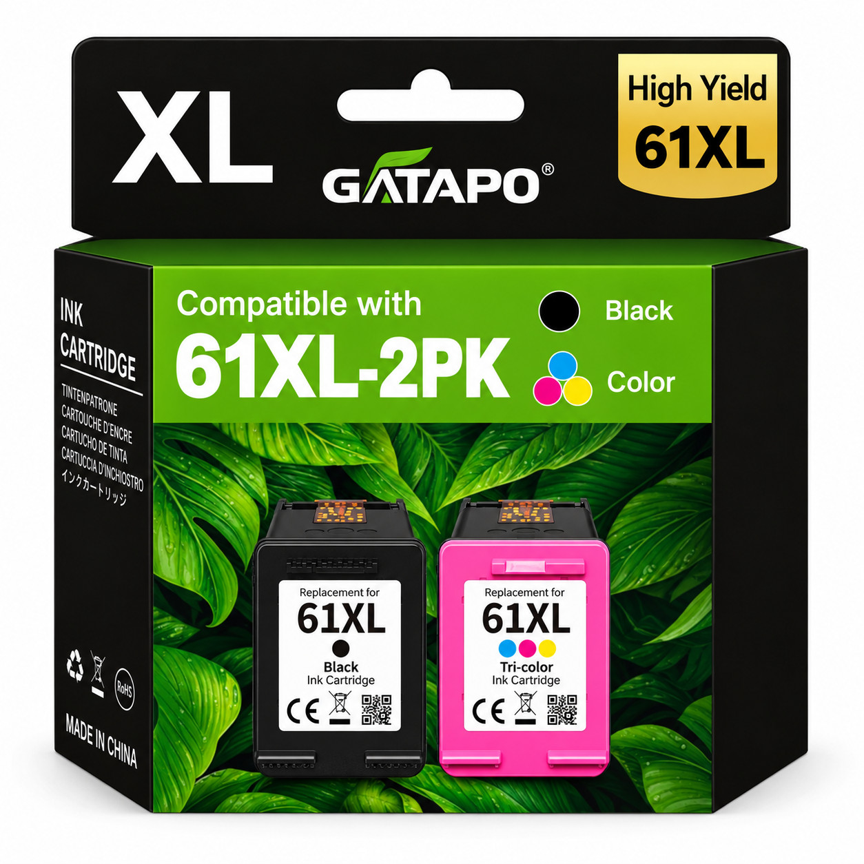 For HP 61XL 61 XL Ink Cartridge for HP DeskJet  1015 1050 1050A 1051 1055