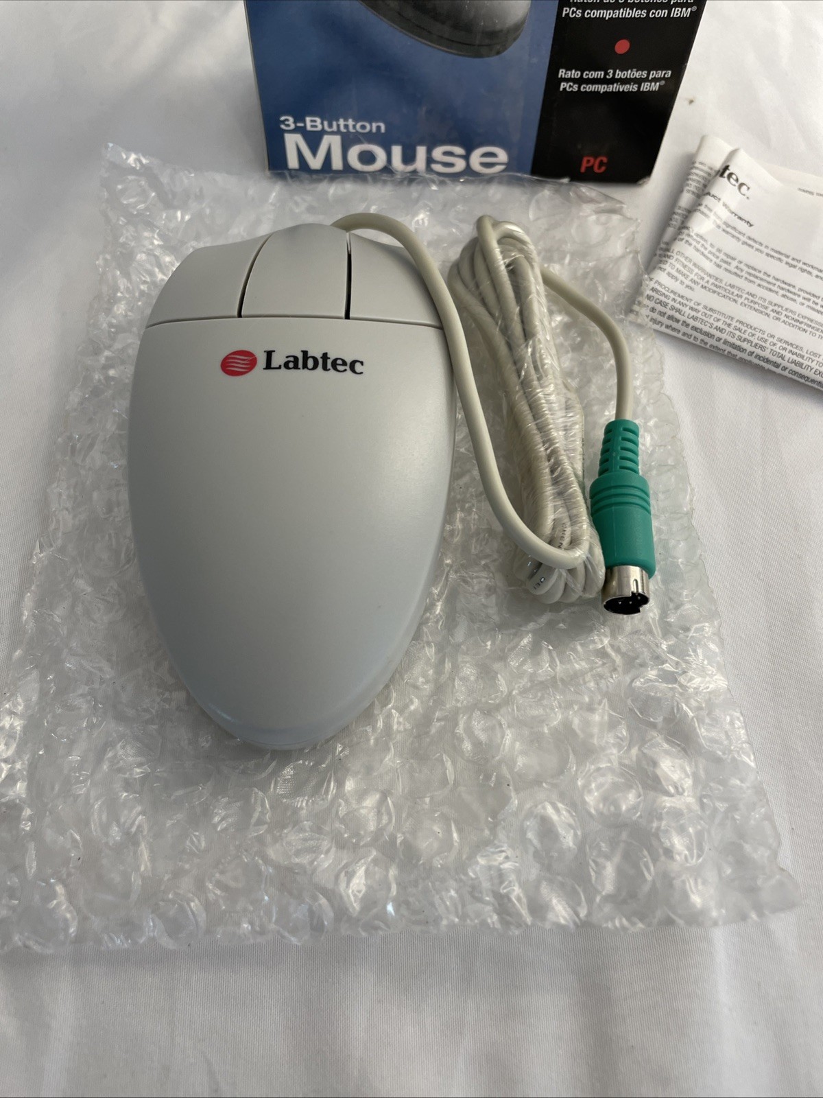 LABTEC 3B COM 911523-0403 3 Button Mouse mouse Series Specs Computer 