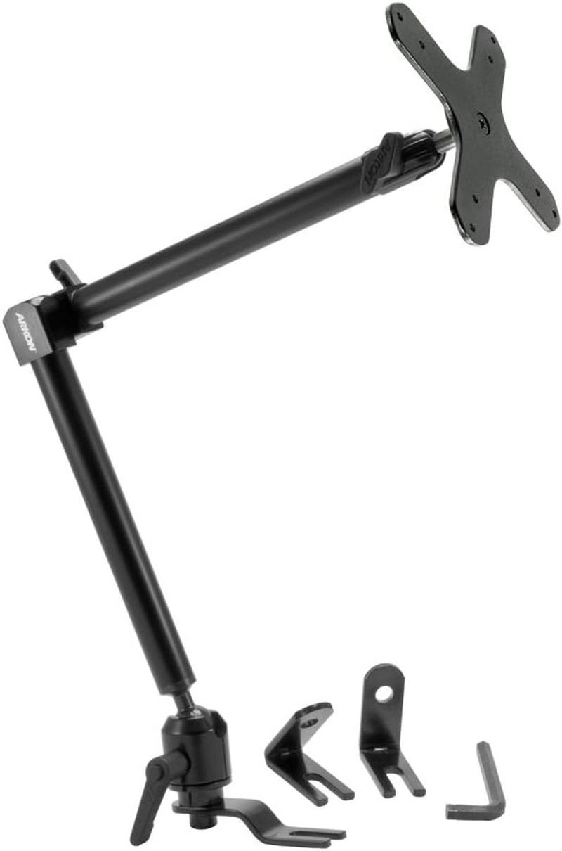 Mounts Vesa-Compatible Car Seat Rail Mount & 22" Adjustable Arm | Designed for V