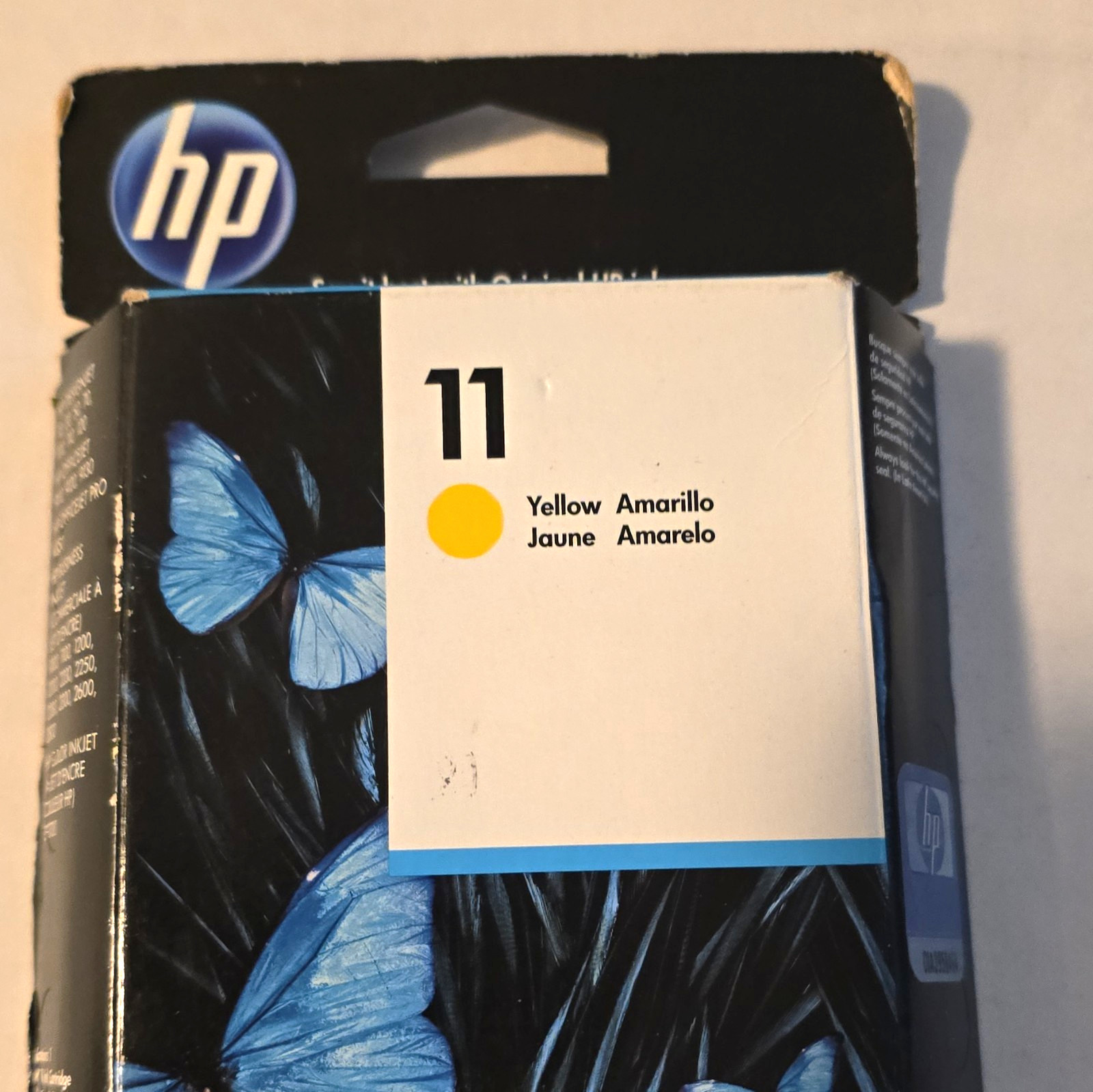 HP HP 11 Genuine Original Yellow Inkjet Ink Cartridge C4838A