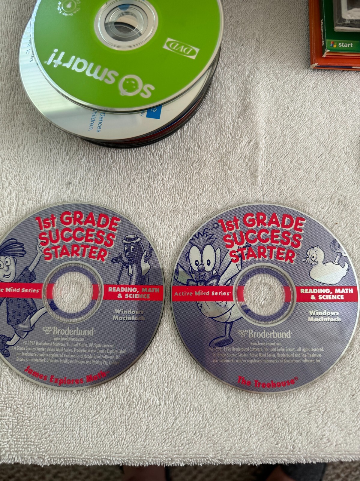 1st Grade Success Starter -  The Treehouse & James Explores Math CD-ROM PC