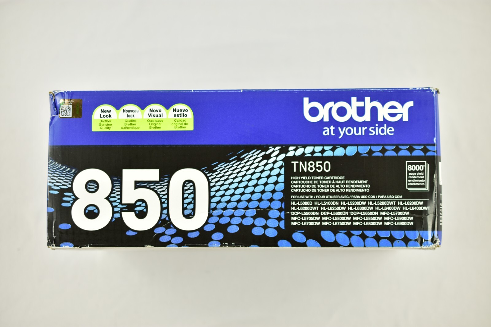 Brother TN850 Black High Yield Toner Cartridge Genuine NO RETAIL BOX