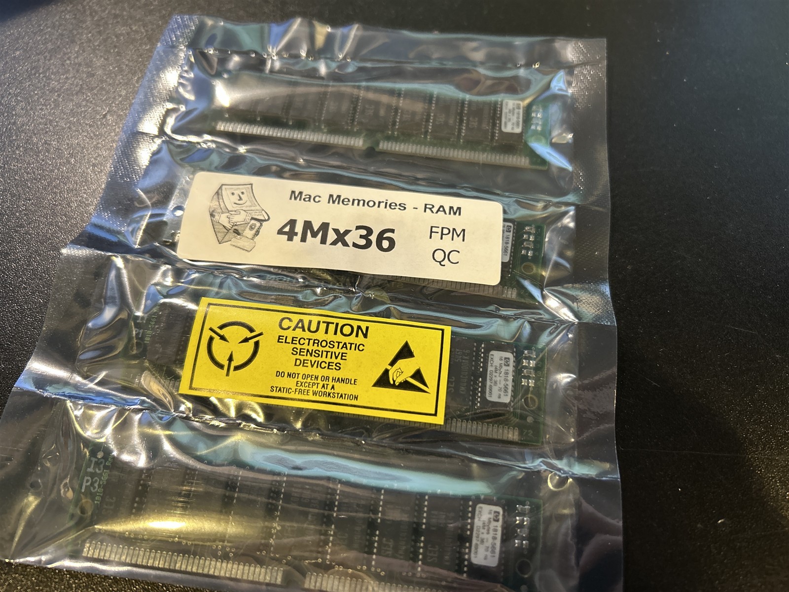 4x 16MB 4Mx36 4x36 FPM Fast Page Mode PS/2 SIMM Memory RAM Parity 72-Pin QC 4x36