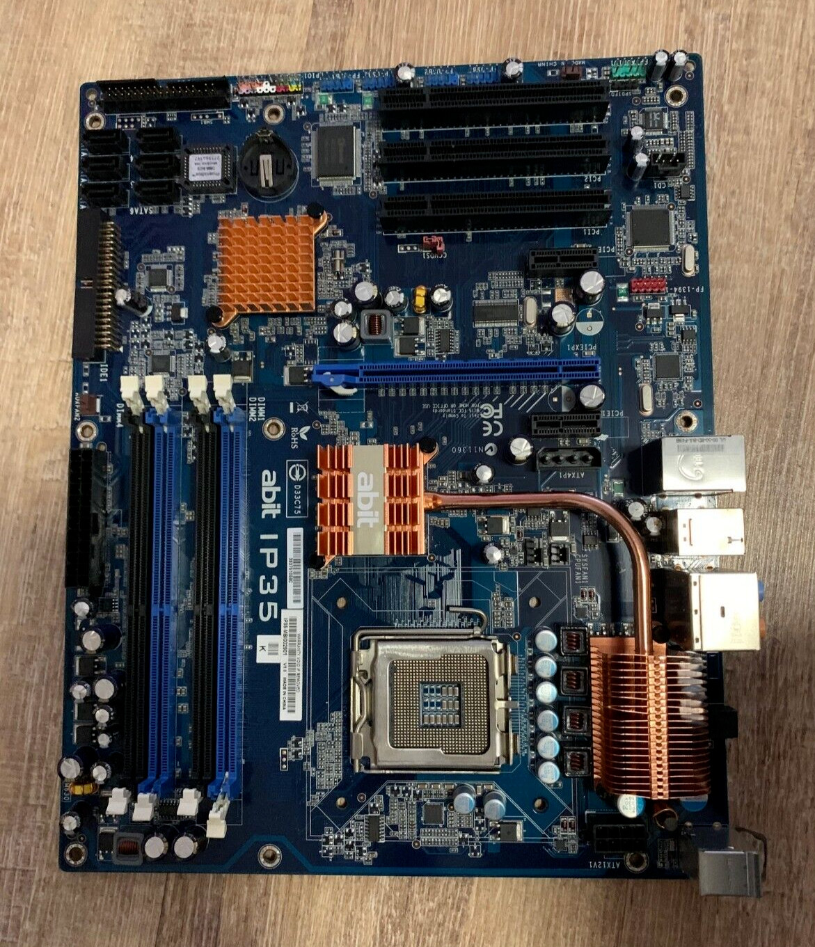Abit IP35 motherboard used