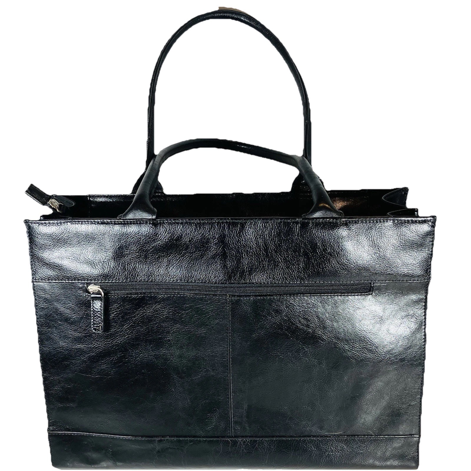 Buxton Briefcase Genuine Leather Laptop Bag Portfolio Business Professional Tote