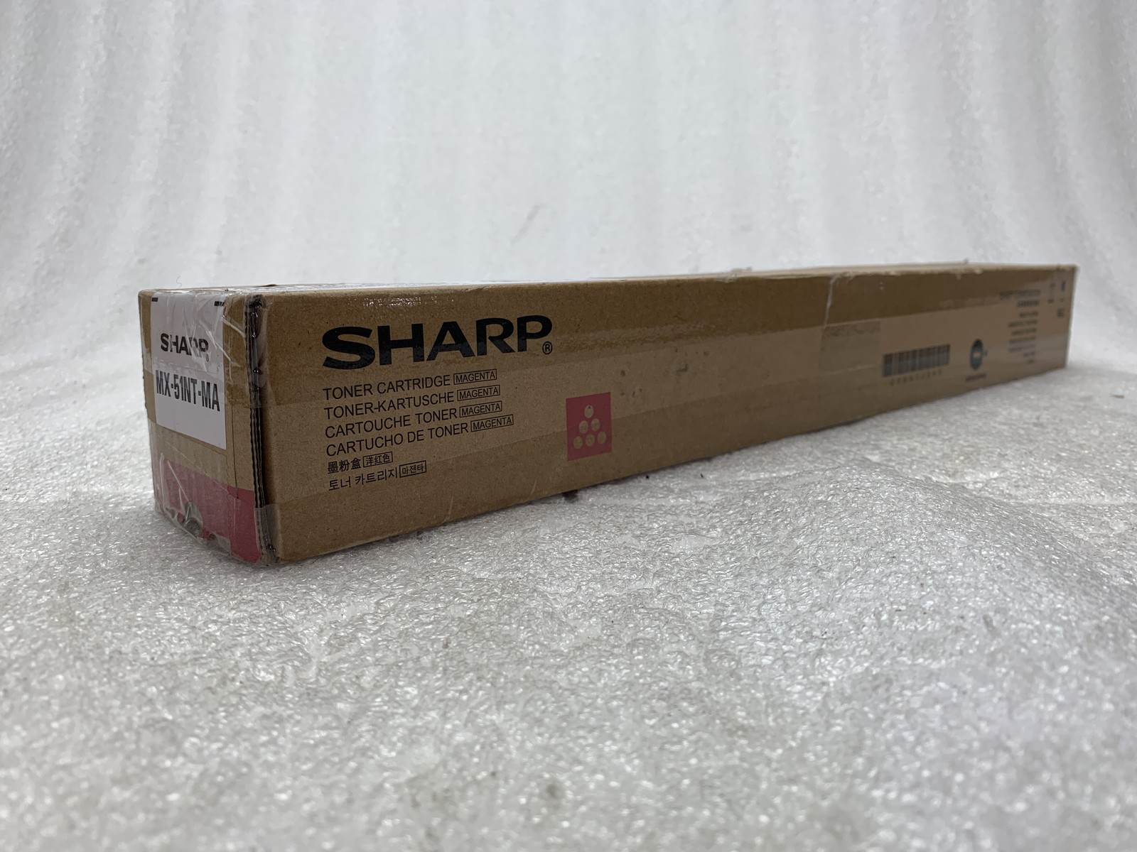 new sealed in box Sharp MX-51NT-MA Magenta 340g Genuine Toner Cartridge
