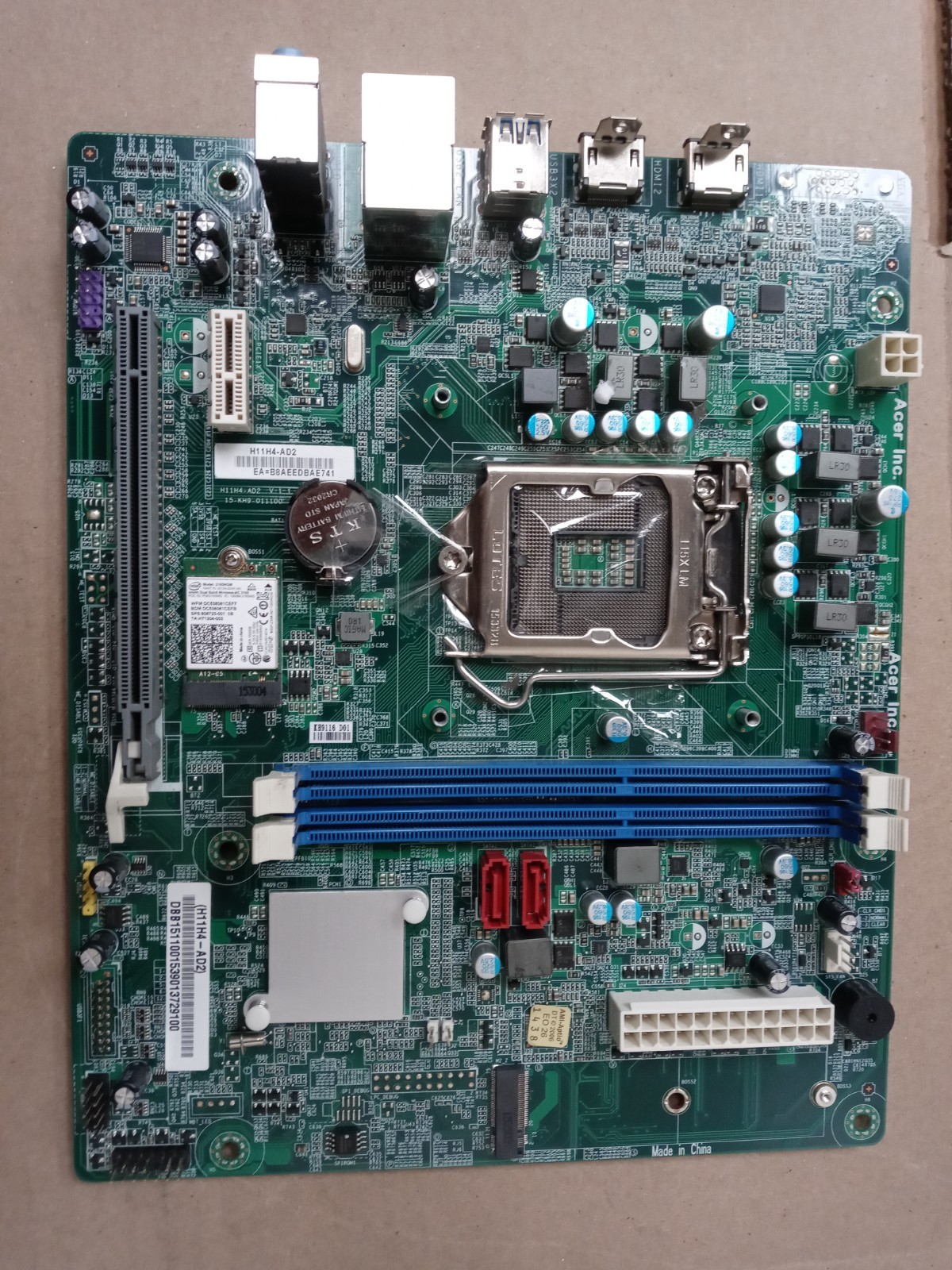 Acer Aspire TC-710 Desktop Motherboard | DDR3 LGA1151 | H11H4-AD2 | Tested