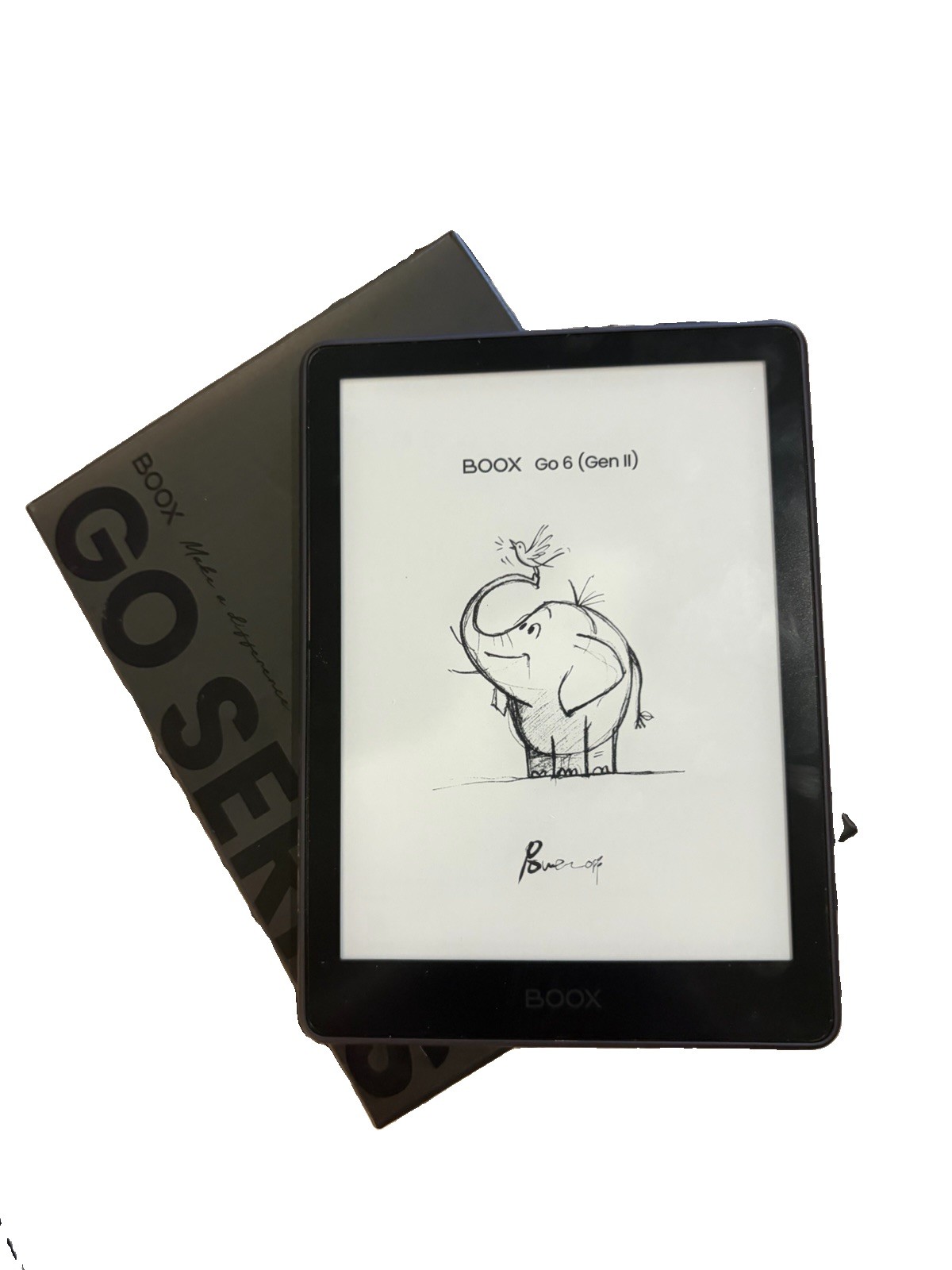 BOOX Go 6 (Gen II) 6in 32GB Wi-Fi Touchscreen eBook Reader Black 1072x1448