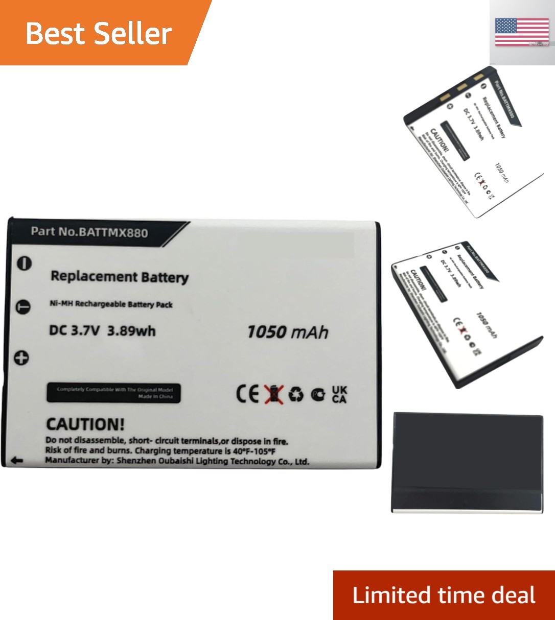 Replacement Battery for Universal URC MX-950 MX-980 MX-810 MX-810i MX-880,fit...
