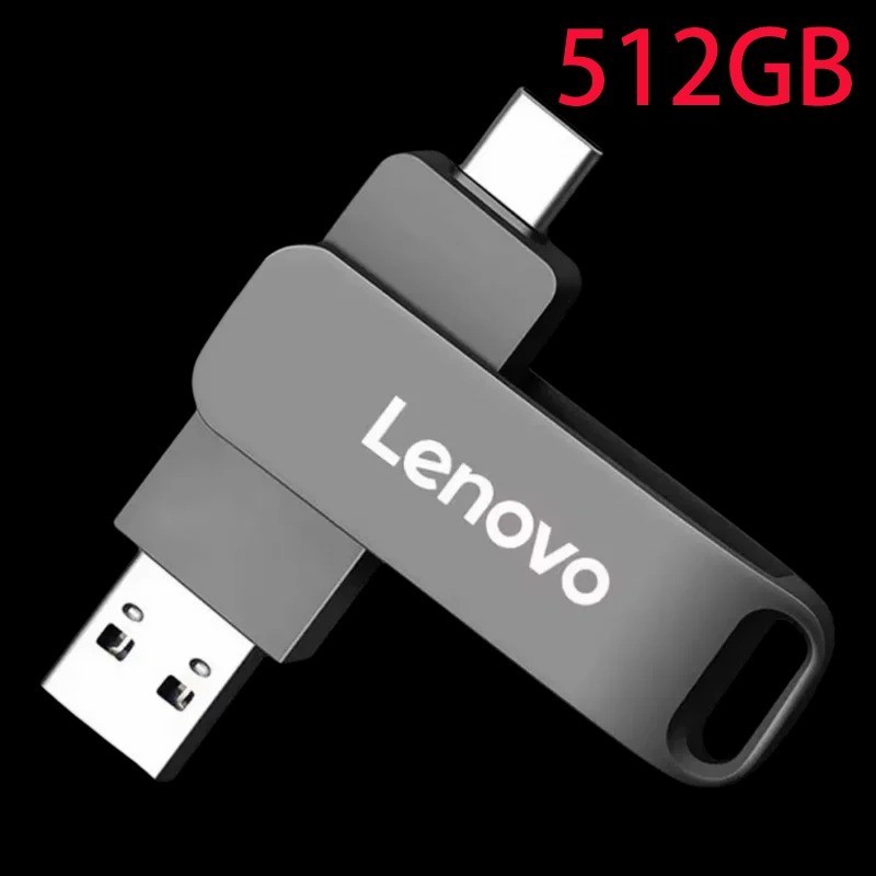Lenovo 256GB USB3.0 Flash Drive High Speed Metal Memory Stick Pen Drive US Stock