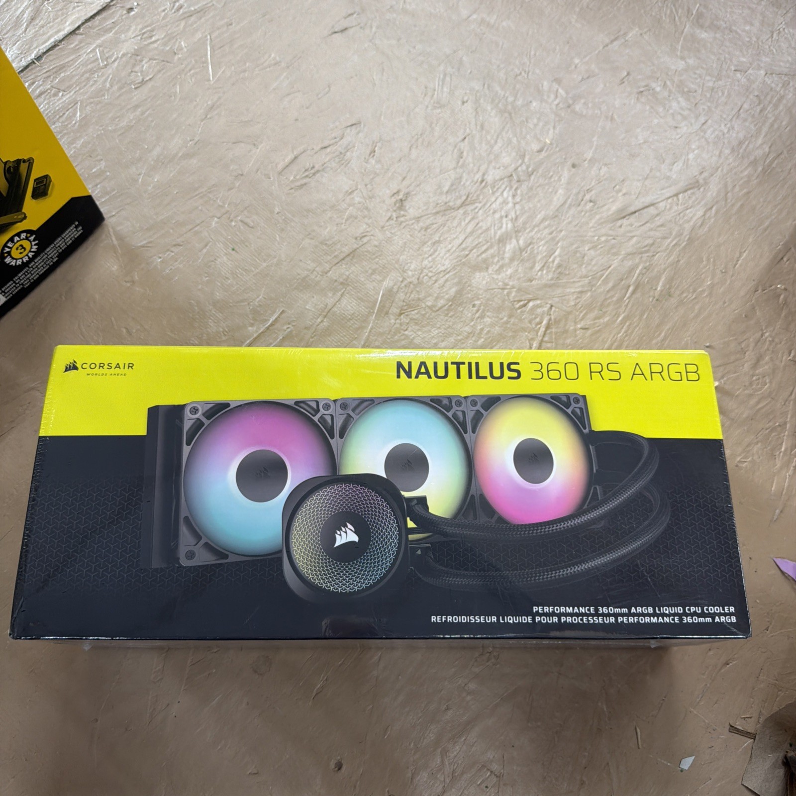 CORSAIR Nautilus 360 RS ARGB Liquid CPU Cooler - Black - Factory Sealed