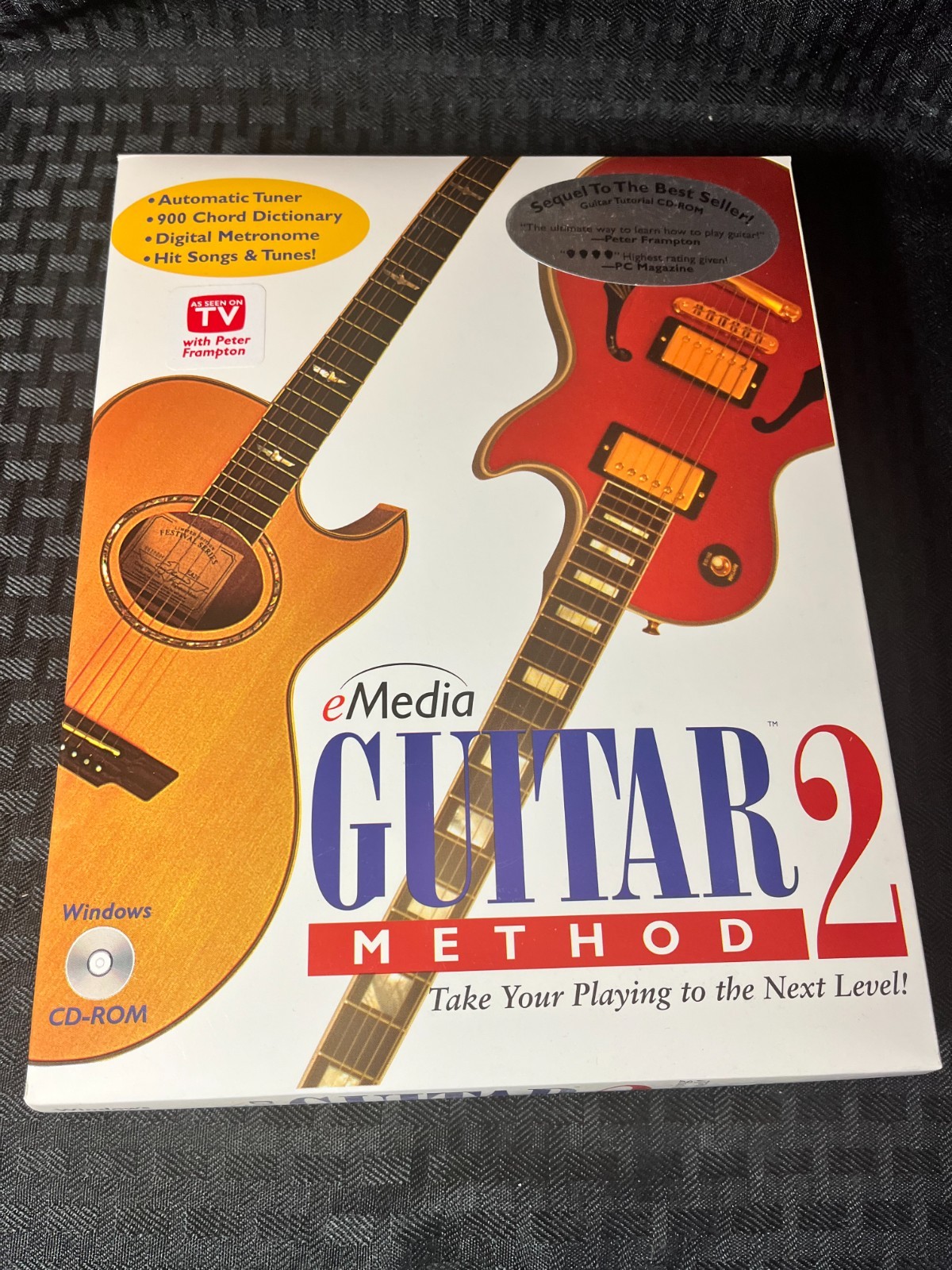 eMedia Guitar Method 2 CD-ROM software for intermediate players BIG BOX