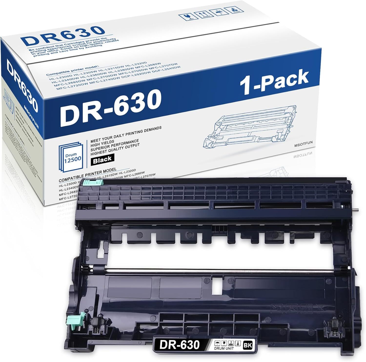 DR630 Drum Unit Replacement for Brother HL-L2300D 2305W MFC-L2680W L2685DW