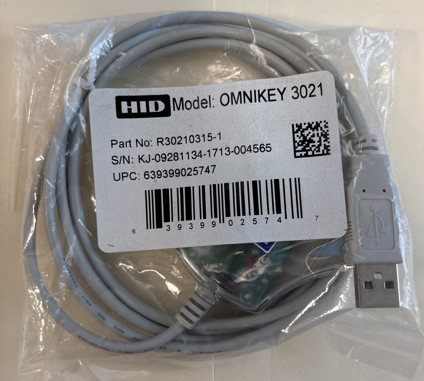 HID Global R30210315-1 OMNIKEY 3021 USB Smart Card Reader