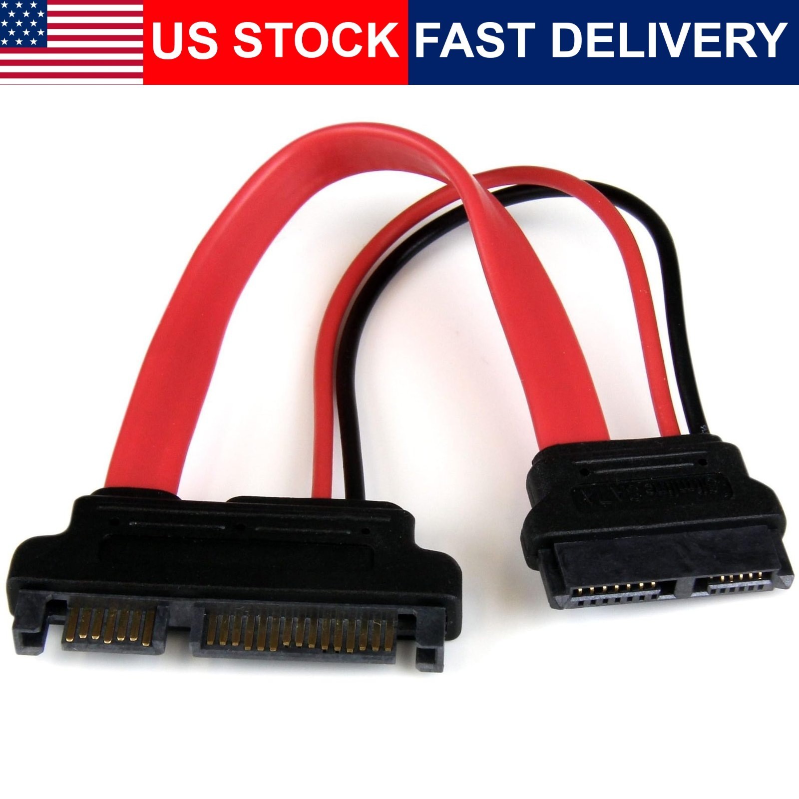 Startech 6In Slimline SATA to SATA Adapter with Power (SLSATAADAP6)