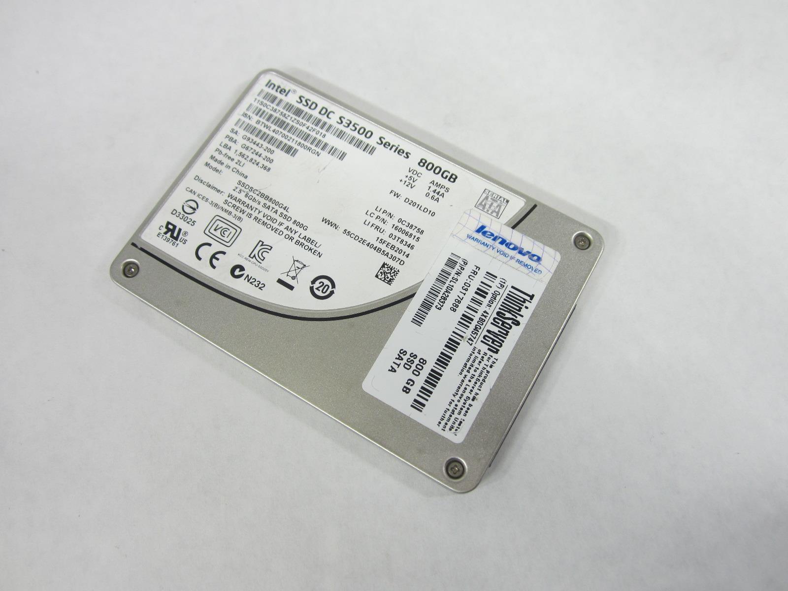 INTEL SSD 800GB DC S3500 2.5\