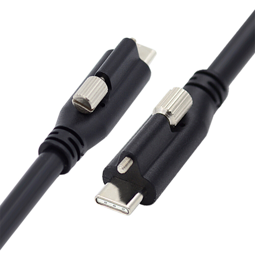 CHENYANG USB 3.1 Type-C to USB3.0 Data Power Cable for Camera with Locking Screw