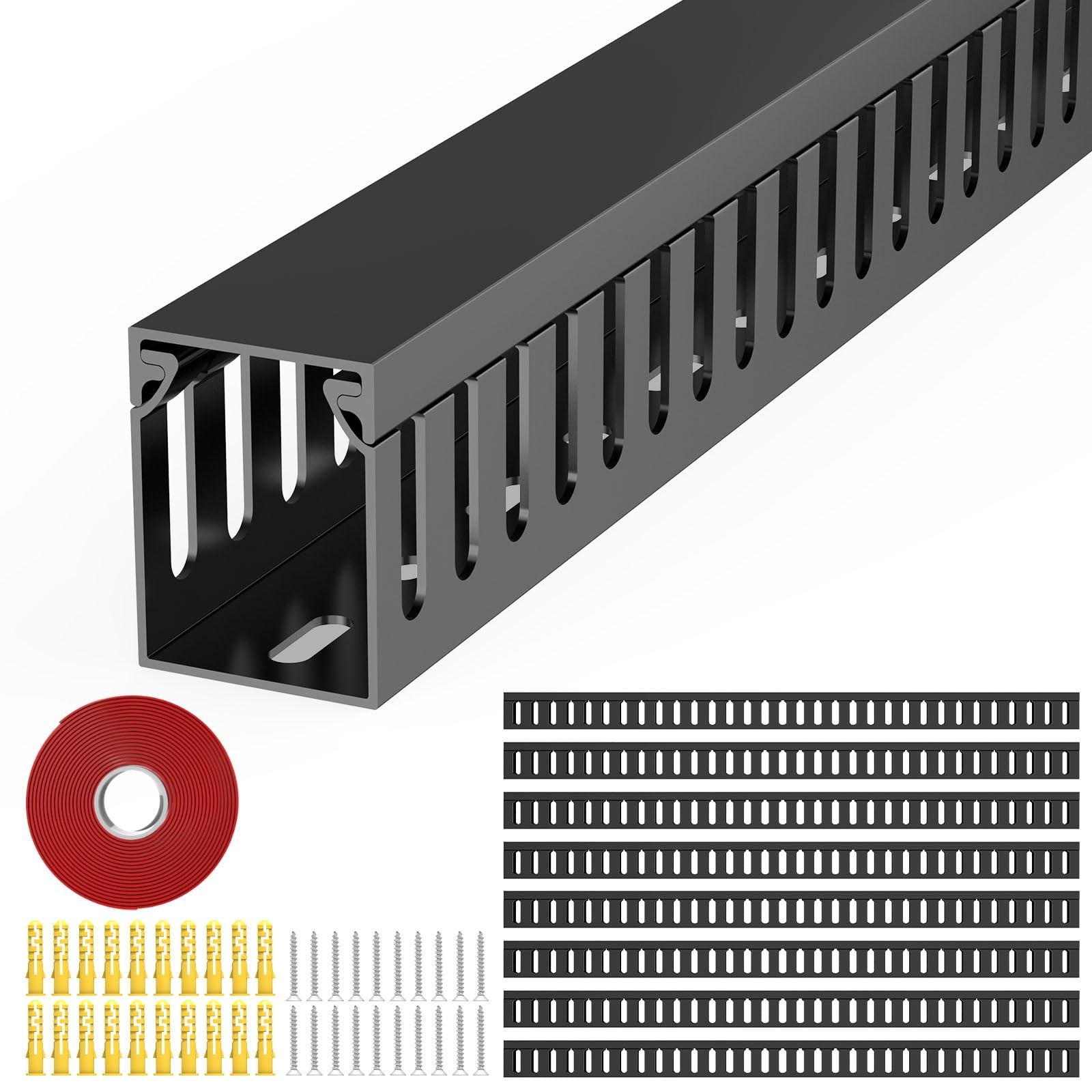 Open Slot Wiring Raceway Cable Duct,Cable Management Cord Track