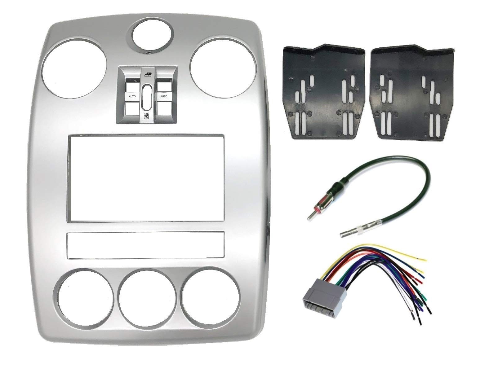 Aftermarket Radio Double Din Dash Kit Compatible with Chrysler Pt Cruiser 200...