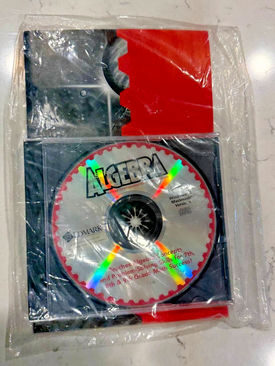 Vintage Mighty Math Algebra Edmark 1996 PC Mac CD-ROM FACTORY SEALED UNTESTED