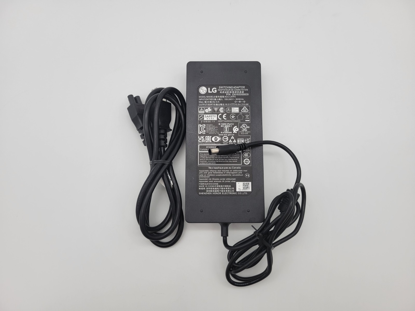 Replacement Genuine LG - ACC-LATP2 Switching Adapter - 19.5V 10.8A 210.6W