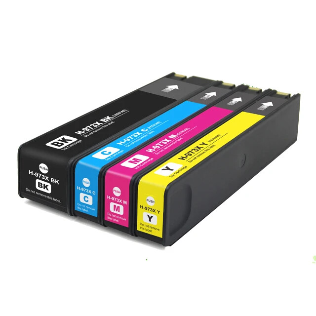 New Compatible Ink Cartridges 973X for HP PageWide Pro 577DW 477DW 552DWPrinter