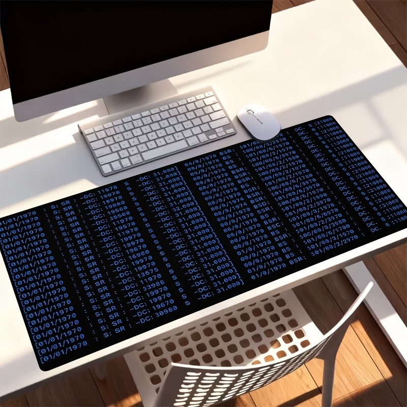 1pc Extra-Large, Non-Slip, Durable Desk Mat, Mouse Pad, Rubber Base, Computer