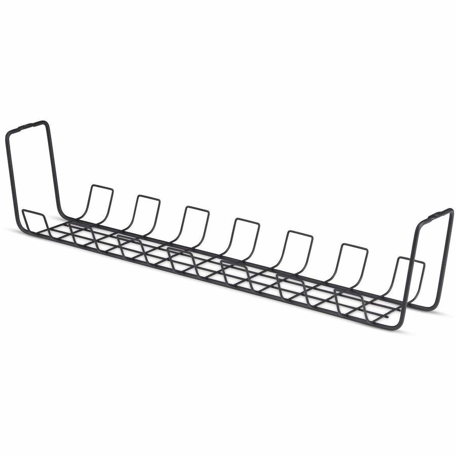 StarTech Under Desk Cable Management Tray 24" Long Basket Style Screw-On