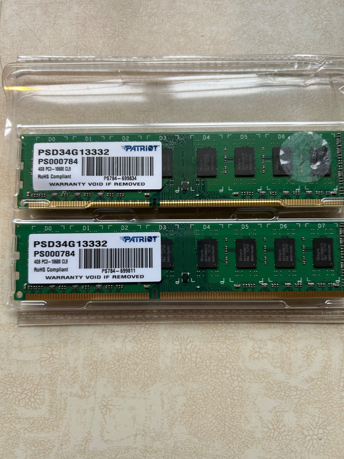 Patriot Signature Line 8GB (2x4GB) DDR3 DIMM PC3-10600 CL9 240-Pin