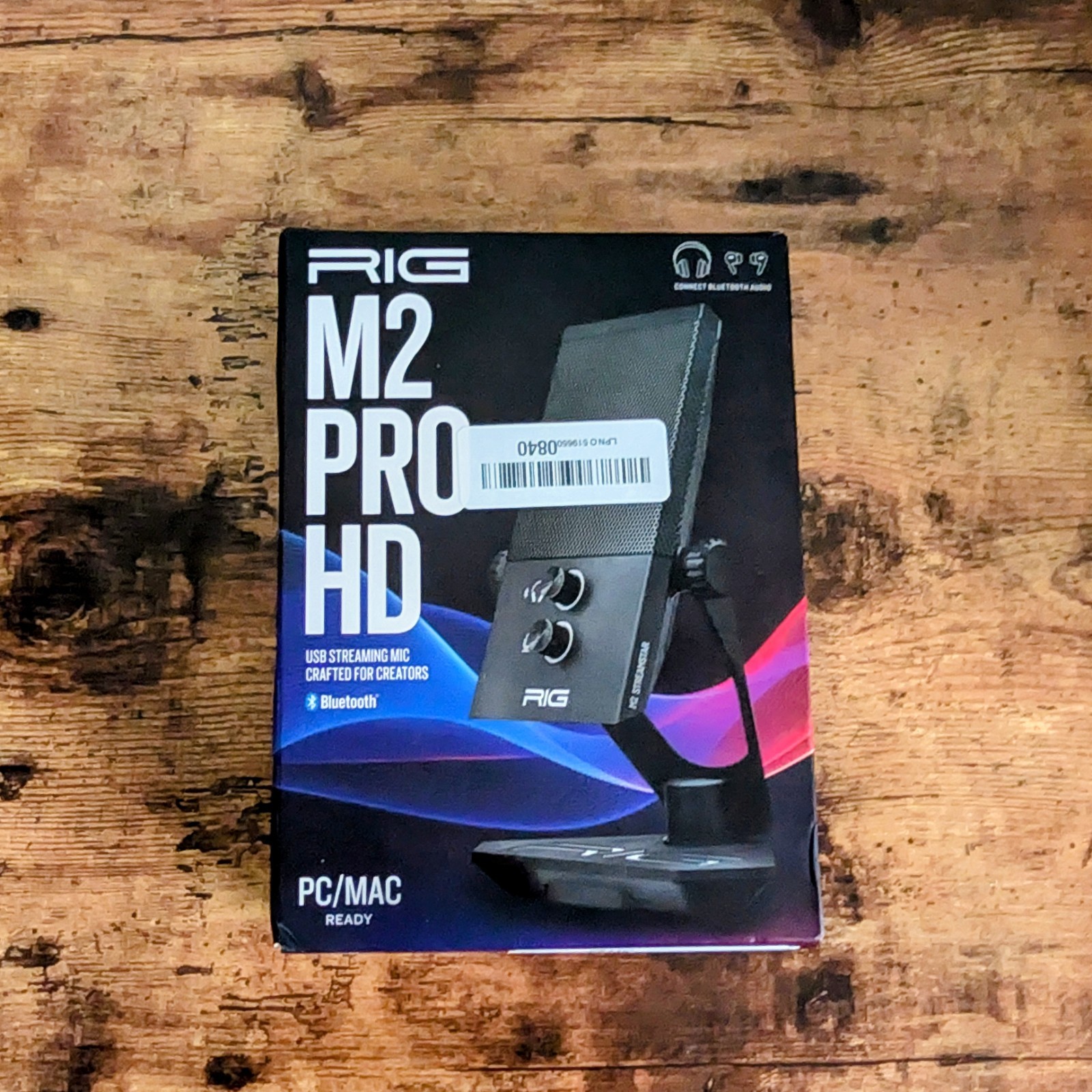 RIG M2 Pro HD USB Microphone 24-Bit aptX Bluetooth Streaming Podcast PC Mac