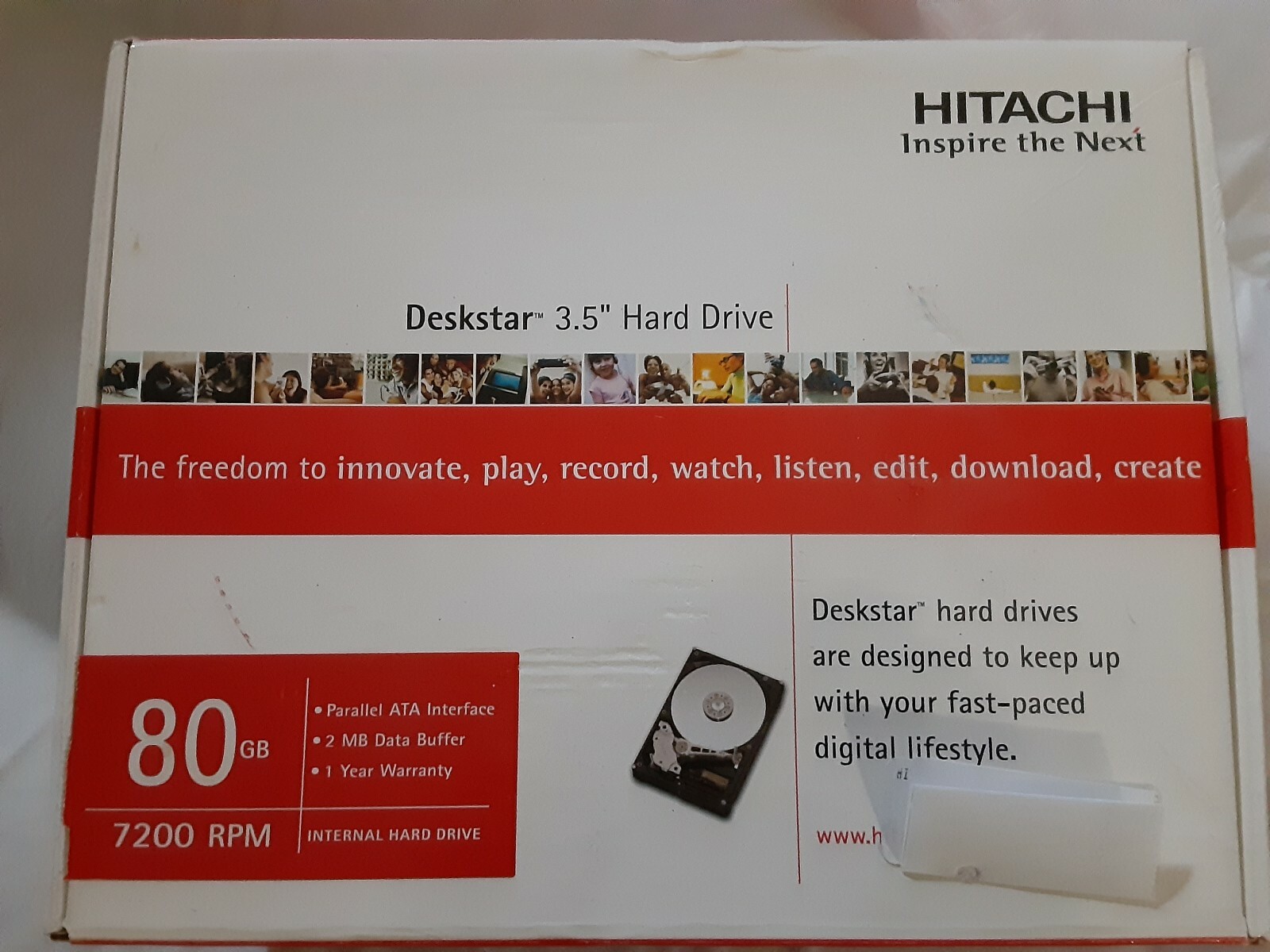 Hitachi 80 Gb 7200 Hard Drive