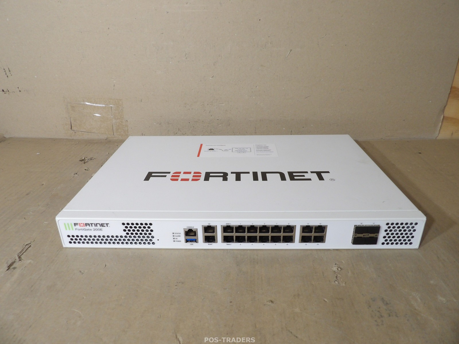 Fortinet FortiGate 200E FG-200E Firewall Appliance P19082-03-04 - NO RACK EARS
