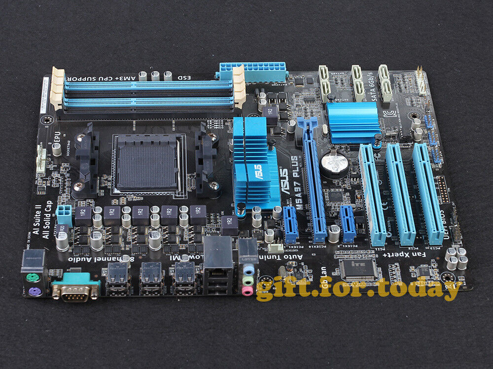 Original ASUS M5A97 PLUS AMD 970 Socket AM3+ DDR3 ATX Motherboard With I/O