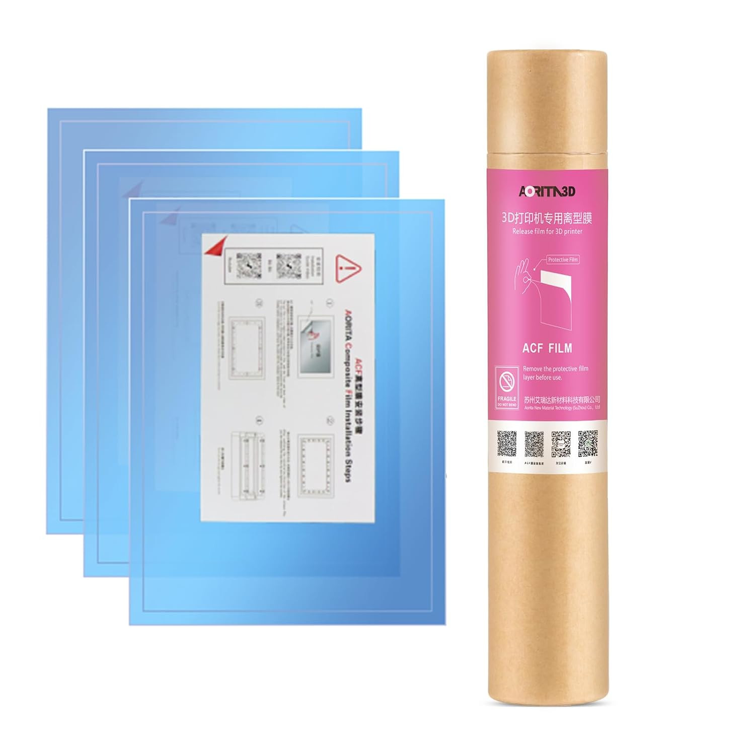 3Pcs Easy to Install ACF Film 290 * 210 * 0.3Mm High Speed Release Film for Phro