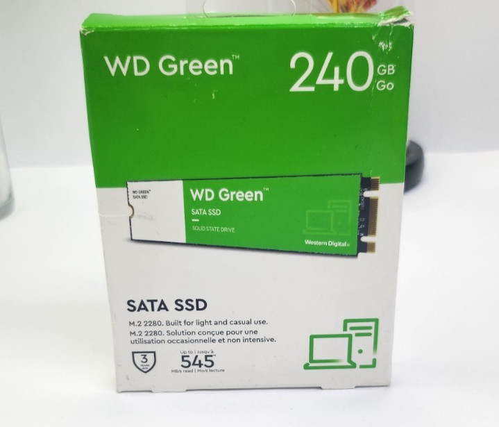 WD Green 240GB M.2 2280 SATA SSD Solid State Drive
