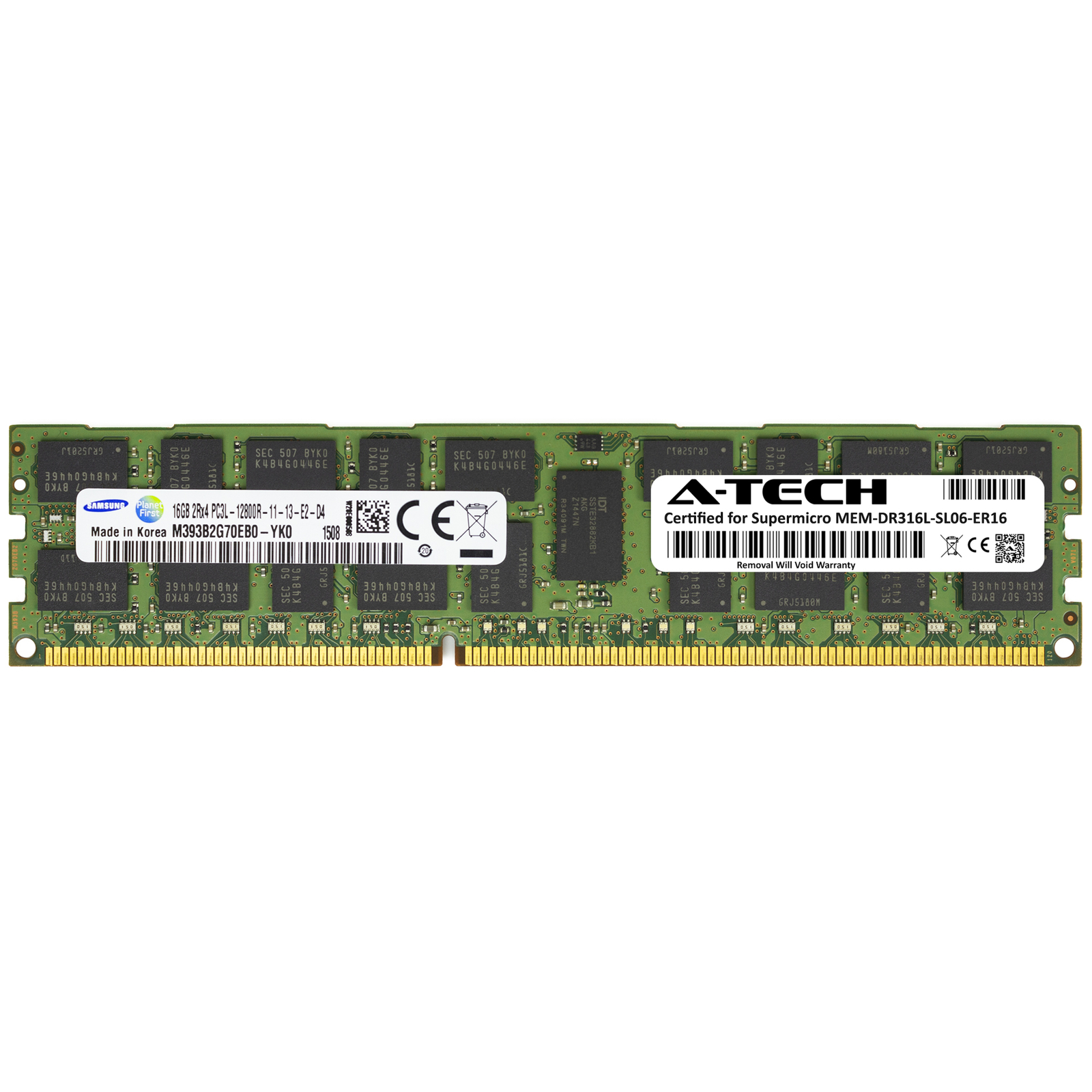 16GB PC3-12800 RDIMM Replacement for Supermicro MEM-DR316L-SL06-ER16 Memory RAM