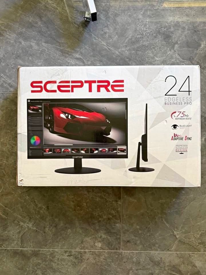 Sceptre 24” LED Monitor 75Hz E248W-FPT Business Pro NEW FACTORY SEALED
