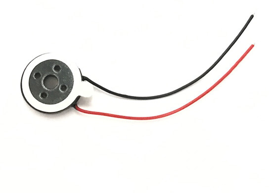 Micro mini speaker audio rounds shape Φ13mm x 3.5mm 8 ohm 1 watt with wire 4 pcs